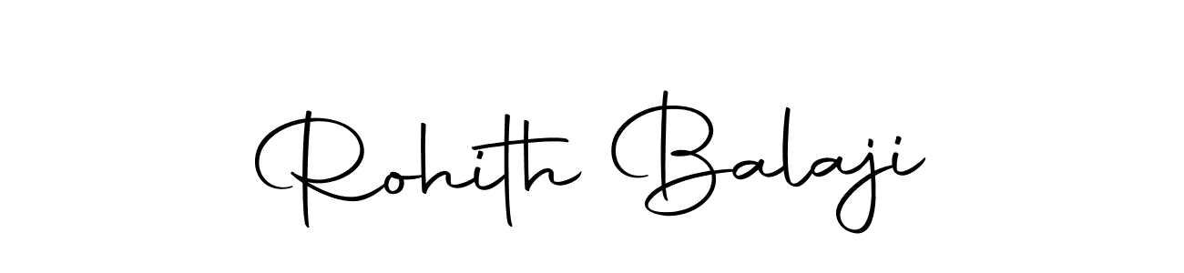 How to make Rohith Balaji name signature. Use Autography-DOLnW style for creating short signs online. This is the latest handwritten sign. Rohith Balaji signature style 10 images and pictures png