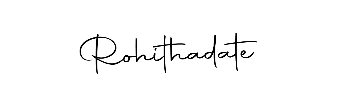 Design your own signature with our free online signature maker. With this signature software, you can create a handwritten (Autography-DOLnW) signature for name Rohithadate. Rohithadate signature style 10 images and pictures png