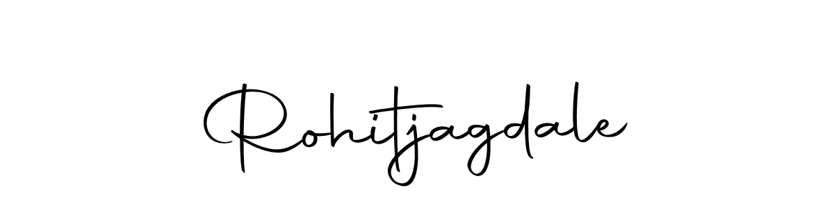 Make a beautiful signature design for name Rohitjagdale. With this signature (Autography-DOLnW) style, you can create a handwritten signature for free. Rohitjagdale signature style 10 images and pictures png