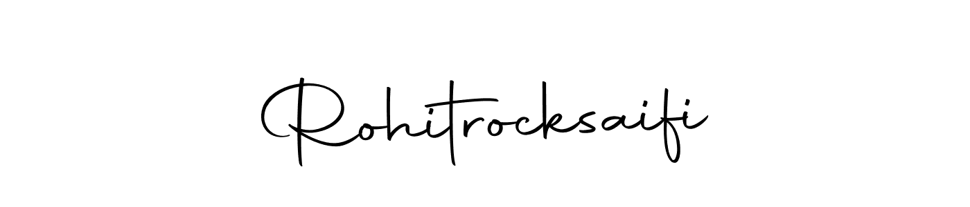 Make a beautiful signature design for name Rohitrocksaifi. With this signature (Autography-DOLnW) style, you can create a handwritten signature for free. Rohitrocksaifi signature style 10 images and pictures png