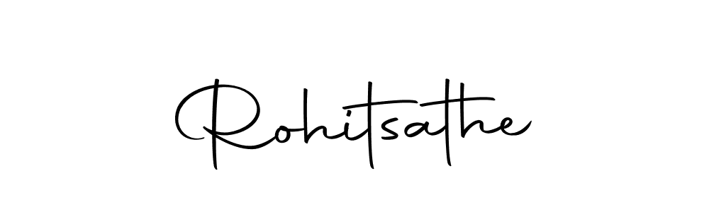 How to make Rohitsathe name signature. Use Autography-DOLnW style for creating short signs online. This is the latest handwritten sign. Rohitsathe signature style 10 images and pictures png