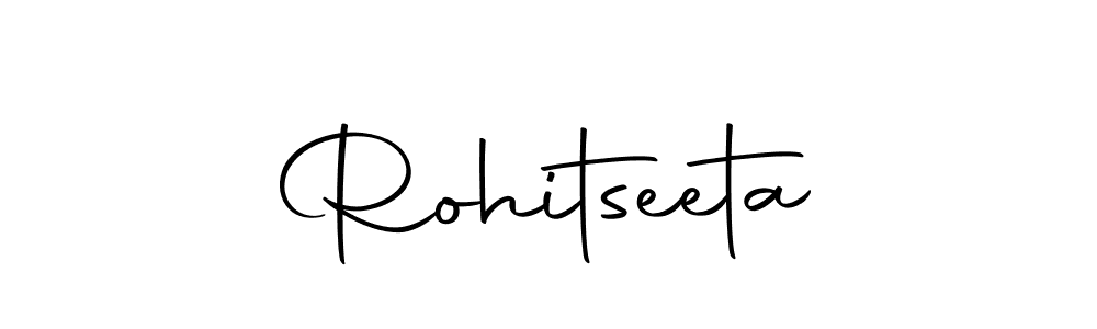 Create a beautiful signature design for name Rohitseeta. With this signature (Autography-DOLnW) fonts, you can make a handwritten signature for free. Rohitseeta signature style 10 images and pictures png