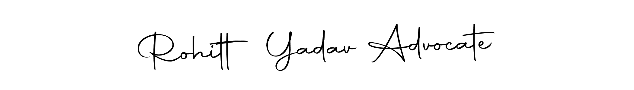 How to make Rohitt Yadav Advocate name signature. Use Autography-DOLnW style for creating short signs online. This is the latest handwritten sign. Rohitt Yadav Advocate signature style 10 images and pictures png