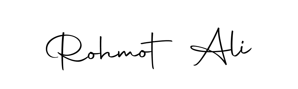 Make a beautiful signature design for name Rohmot Ali. Use this online signature maker to create a handwritten signature for free. Rohmot Ali signature style 10 images and pictures png