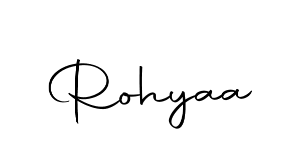 Also we have Rohyaa name is the best signature style. Create professional handwritten signature collection using Autography-DOLnW autograph style. Rohyaa signature style 10 images and pictures png
