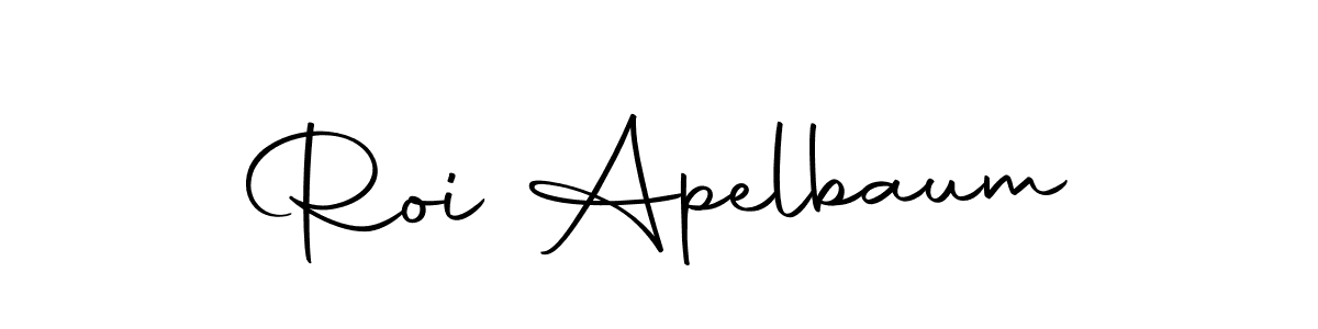 Make a beautiful signature design for name Roi Apelbaum. With this signature (Autography-DOLnW) style, you can create a handwritten signature for free. Roi Apelbaum signature style 10 images and pictures png