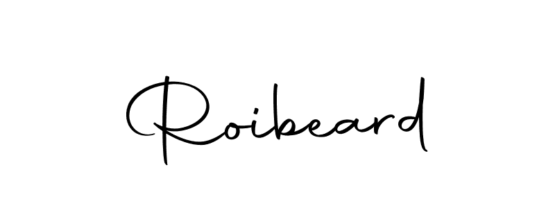Make a beautiful signature design for name Roibeard. With this signature (Autography-DOLnW) style, you can create a handwritten signature for free. Roibeard signature style 10 images and pictures png