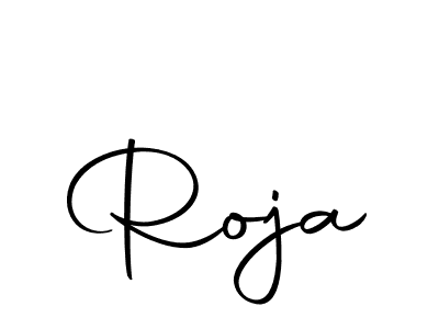 Make a beautiful signature design for name Roja. With this signature (Autography-DOLnW) style, you can create a handwritten signature for free. Roja signature style 10 images and pictures png