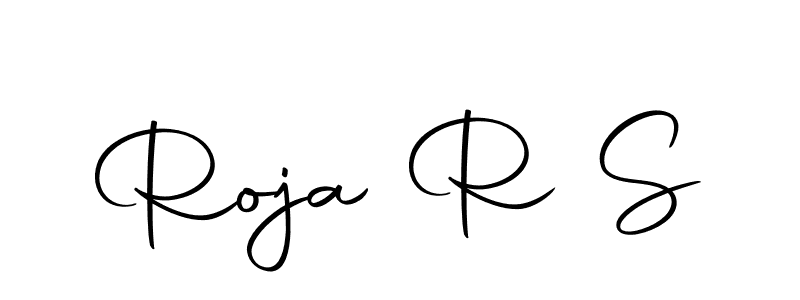 You can use this online signature creator to create a handwritten signature for the name Roja R S. This is the best online autograph maker. Roja R S signature style 10 images and pictures png