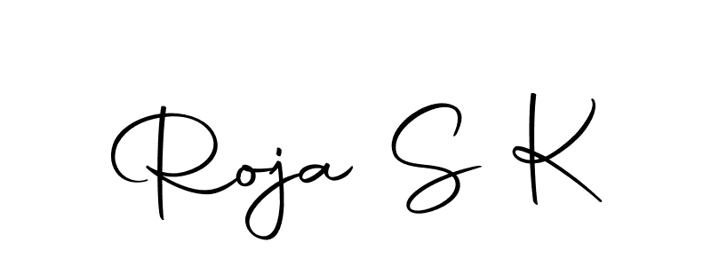 Make a beautiful signature design for name Roja S K. Use this online signature maker to create a handwritten signature for free. Roja S K signature style 10 images and pictures png