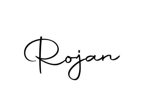 How to make Rojan signature? Autography-DOLnW is a professional autograph style. Create handwritten signature for Rojan name. Rojan signature style 10 images and pictures png