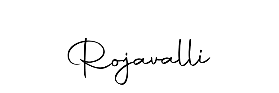 Design your own signature with our free online signature maker. With this signature software, you can create a handwritten (Autography-DOLnW) signature for name Rojavalli. Rojavalli signature style 10 images and pictures png