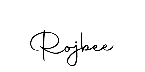 How to make Rojbee name signature. Use Autography-DOLnW style for creating short signs online. This is the latest handwritten sign. Rojbee signature style 10 images and pictures png