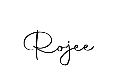 Make a beautiful signature design for name Rojee. Use this online signature maker to create a handwritten signature for free. Rojee signature style 10 images and pictures png