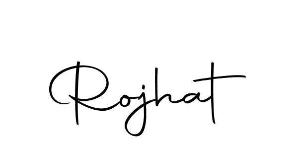 Create a beautiful signature design for name Rojhat. With this signature (Autography-DOLnW) fonts, you can make a handwritten signature for free. Rojhat signature style 10 images and pictures png