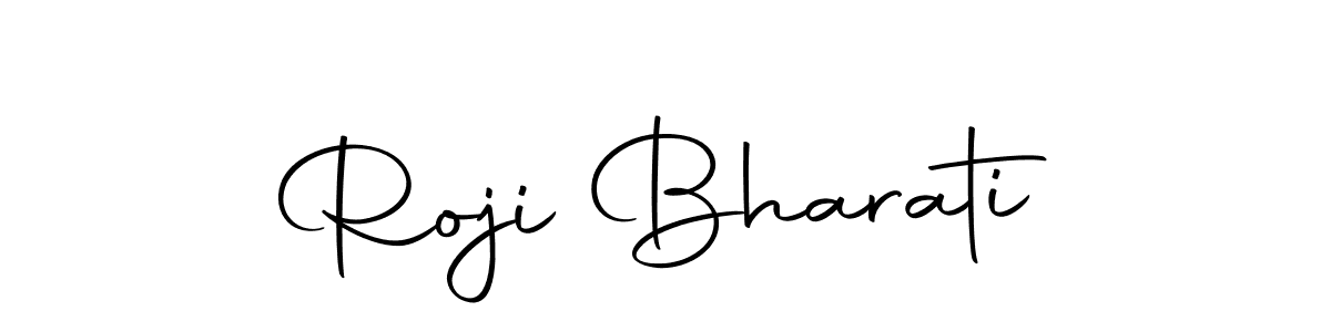 The best way (Autography-DOLnW) to make a short signature is to pick only two or three words in your name. The name Roji Bharati include a total of six letters. For converting this name. Roji Bharati signature style 10 images and pictures png