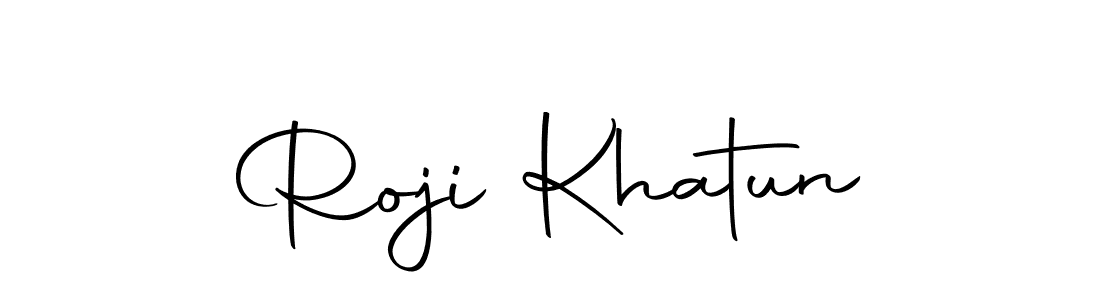 How to make Roji Khatun signature? Autography-DOLnW is a professional autograph style. Create handwritten signature for Roji Khatun name. Roji Khatun signature style 10 images and pictures png