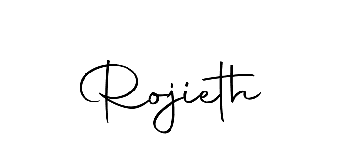 How to make Rojieth signature? Autography-DOLnW is a professional autograph style. Create handwritten signature for Rojieth name. Rojieth signature style 10 images and pictures png