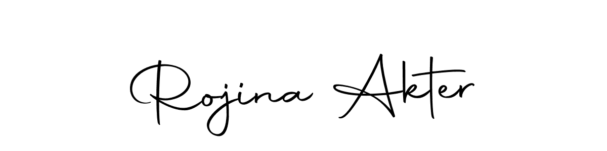 Make a short Rojina Akter signature style. Manage your documents anywhere anytime using Autography-DOLnW. Create and add eSignatures, submit forms, share and send files easily. Rojina Akter signature style 10 images and pictures png