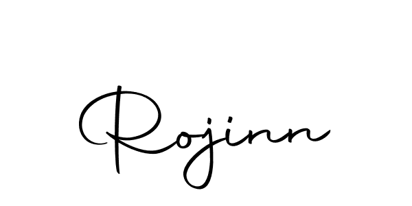 Design your own signature with our free online signature maker. With this signature software, you can create a handwritten (Autography-DOLnW) signature for name Rojinn. Rojinn signature style 10 images and pictures png