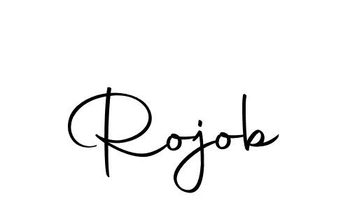 Create a beautiful signature design for name Rojob. With this signature (Autography-DOLnW) fonts, you can make a handwritten signature for free. Rojob signature style 10 images and pictures png