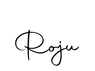 You should practise on your own different ways (Autography-DOLnW) to write your name (Roju) in signature. don't let someone else do it for you. Roju signature style 10 images and pictures png