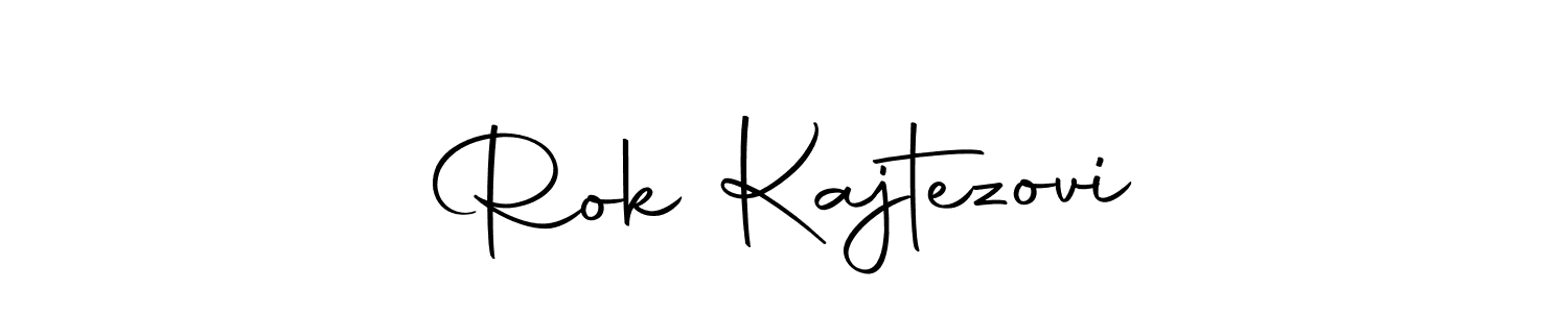 Design your own signature with our free online signature maker. With this signature software, you can create a handwritten (Autography-DOLnW) signature for name Rok Kajtezović. Rok Kajtezović signature style 10 images and pictures png