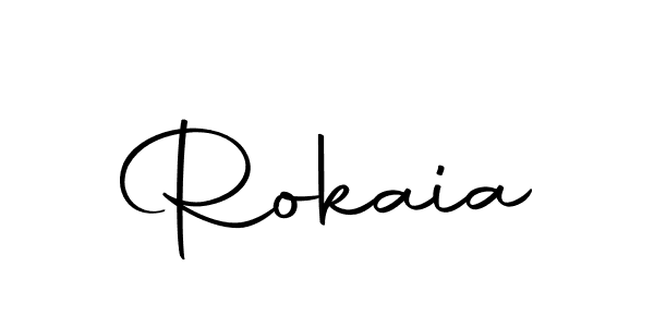The best way (Autography-DOLnW) to make a short signature is to pick only two or three words in your name. The name Rokaia include a total of six letters. For converting this name. Rokaia signature style 10 images and pictures png