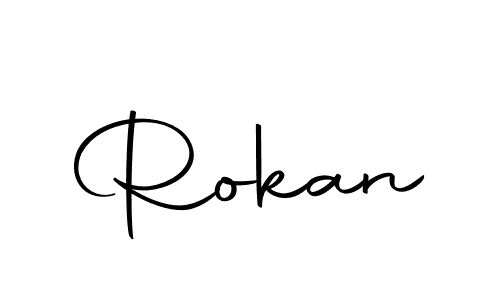 How to Draw Rokan signature style? Autography-DOLnW is a latest design signature styles for name Rokan. Rokan signature style 10 images and pictures png