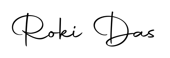 Master the art of signing with Roki Das written in fluent Autography-DOLnW script. A great template to practice and refine your handwriting. Roki Das signature style 10 images and pictures png