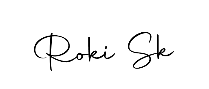 Autography-DOLnW is a professional signature style that is perfect for those who want to add a touch of class to their signature. It is also a great choice for those who want to make their signature more unique. Get Roki Sk name to fancy signature for free. Roki Sk signature style 10 images and pictures png