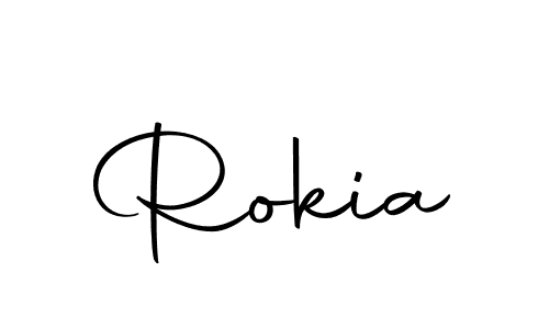 See photos of Rokia official signature by Spectra . Check more albums & portfolios. Read reviews & check more about Autography-DOLnW font. Rokia signature style 10 images and pictures png