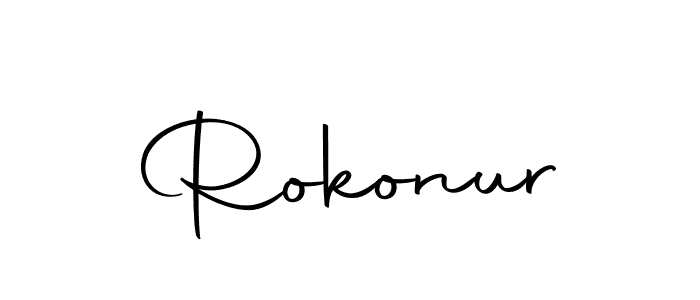 Similarly Autography-DOLnW is the best handwritten signature design. Signature creator online .You can use it as an online autograph creator for name Rokonur. Rokonur signature style 10 images and pictures png
