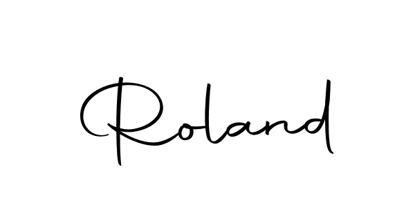 Make a beautiful signature design for name Roland. With this signature (Autography-DOLnW) style, you can create a handwritten signature for free. Roland signature style 10 images and pictures png