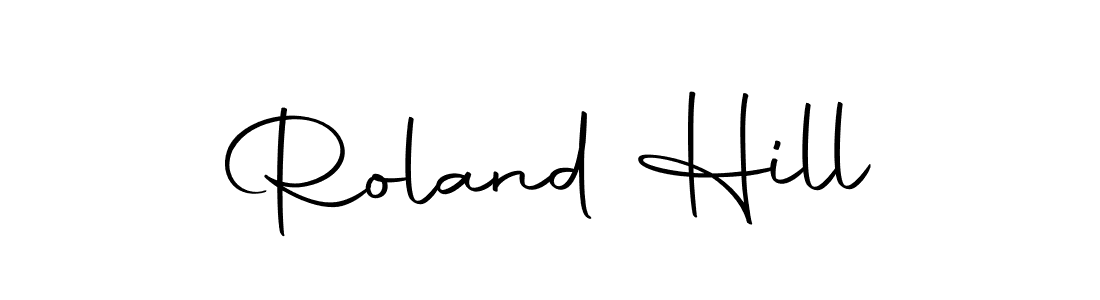 Roland Hill stylish signature style. Best Handwritten Sign (Autography-DOLnW) for my name. Handwritten Signature Collection Ideas for my name Roland Hill. Roland Hill signature style 10 images and pictures png