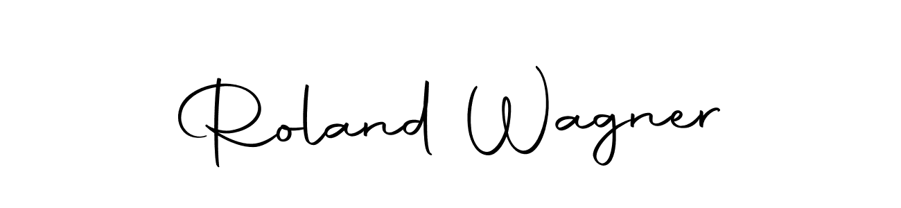You should practise on your own different ways (Autography-DOLnW) to write your name (Roland Wagner) in signature. don't let someone else do it for you. Roland Wagner signature style 10 images and pictures png