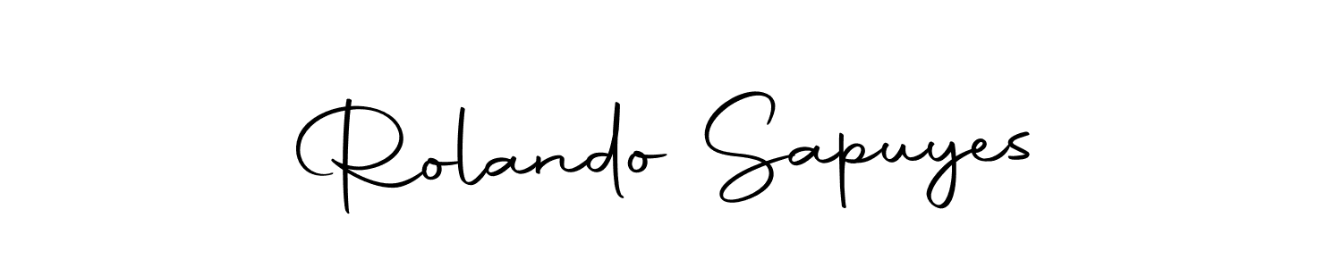 if you are searching for the best signature style for your name Rolando Sapuyes. so please give up your signature search. here we have designed multiple signature styles  using Autography-DOLnW. Rolando Sapuyes signature style 10 images and pictures png