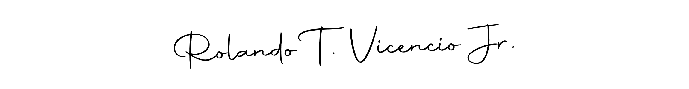 See photos of Rolando T. Vicencio Jr. official signature by Spectra . Check more albums & portfolios. Read reviews & check more about Autography-DOLnW font. Rolando T. Vicencio Jr. signature style 10 images and pictures png