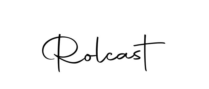 Use a signature maker to create a handwritten signature online. With this signature software, you can design (Autography-DOLnW) your own signature for name Rolcast. Rolcast signature style 10 images and pictures png