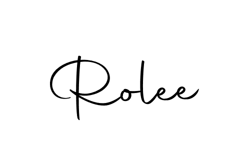 Rolee stylish signature style. Best Handwritten Sign (Autography-DOLnW) for my name. Handwritten Signature Collection Ideas for my name Rolee. Rolee signature style 10 images and pictures png
