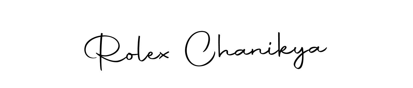 Create a beautiful signature design for name Rolex Chanikya. With this signature (Autography-DOLnW) fonts, you can make a handwritten signature for free. Rolex Chanikya signature style 10 images and pictures png