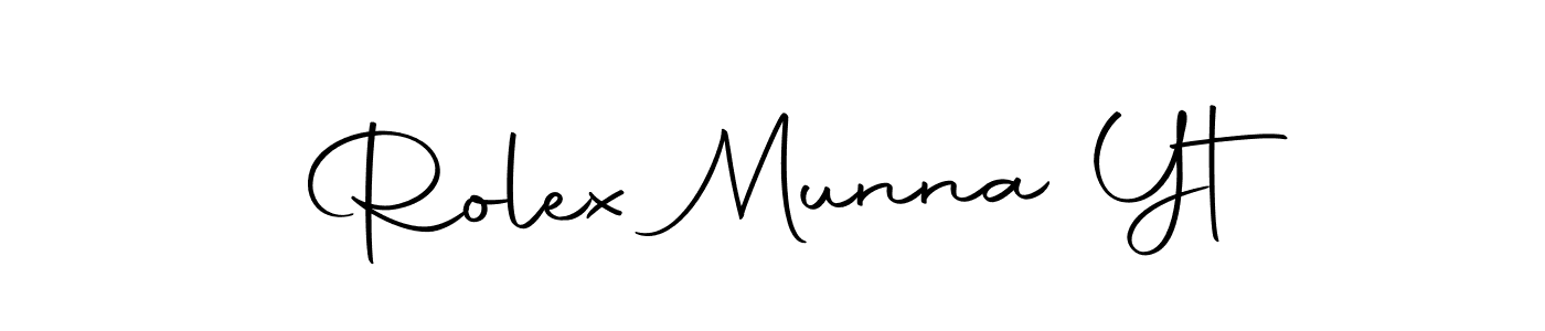 Make a beautiful signature design for name Rolex Munna Yt. With this signature (Autography-DOLnW) style, you can create a handwritten signature for free. Rolex Munna Yt signature style 10 images and pictures png