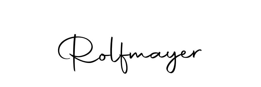 Create a beautiful signature design for name Rolfmayer. With this signature (Autography-DOLnW) fonts, you can make a handwritten signature for free. Rolfmayer signature style 10 images and pictures png