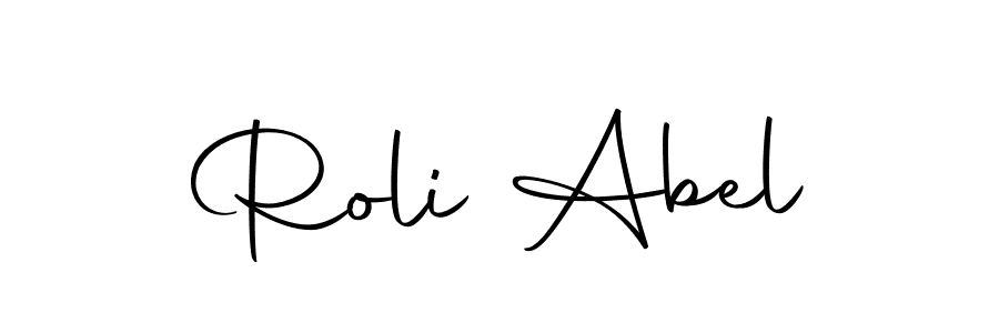 You should practise on your own different ways (Autography-DOLnW) to write your name (Roli Abel) in signature. don't let someone else do it for you. Roli Abel signature style 10 images and pictures png