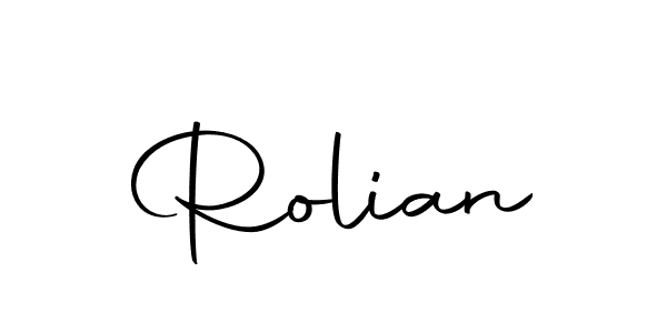 You should practise on your own different ways (Autography-DOLnW) to write your name (Rolian) in signature. don't let someone else do it for you. Rolian signature style 10 images and pictures png
