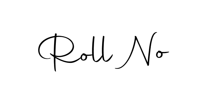 Design your own signature with our free online signature maker. With this signature software, you can create a handwritten (Autography-DOLnW) signature for name Roll No. Roll No signature style 10 images and pictures png