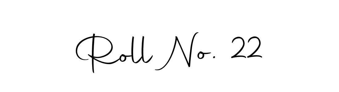 Check out images of Autograph of Roll No. 22 name. Actor Roll No. 22 Signature Style. Autography-DOLnW is a professional sign style online. Roll No. 22 signature style 10 images and pictures png