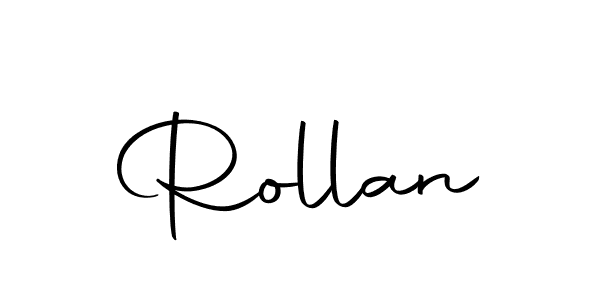 How to make Rollan signature? Autography-DOLnW is a professional autograph style. Create handwritten signature for Rollan name. Rollan signature style 10 images and pictures png