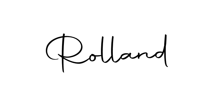 Create a beautiful signature design for name Rolland. With this signature (Autography-DOLnW) fonts, you can make a handwritten signature for free. Rolland signature style 10 images and pictures png