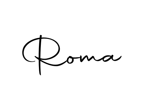 Autography-DOLnW is a professional signature style that is perfect for those who want to add a touch of class to their signature. It is also a great choice for those who want to make their signature more unique. Get Roma  name to fancy signature for free. Roma  signature style 10 images and pictures png